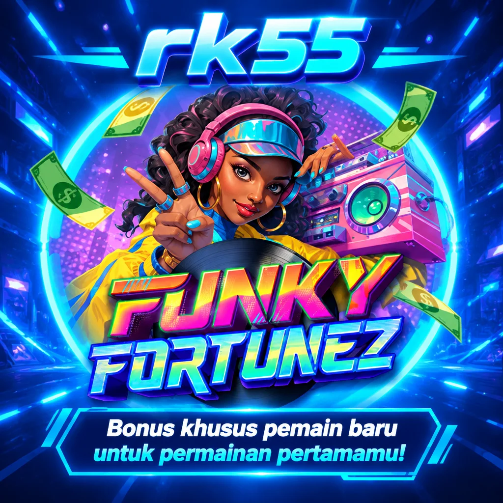 rk55 · Funky Fortunez · Tampilan permainan