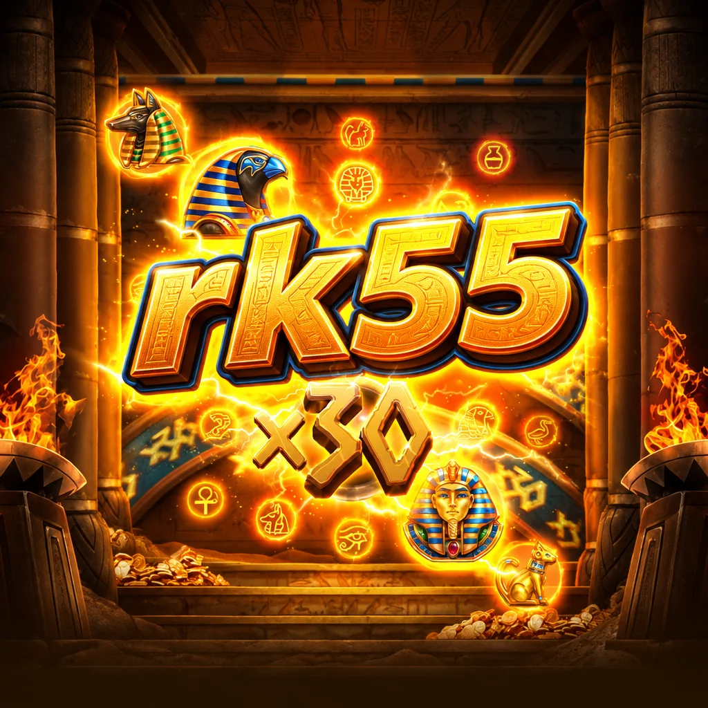 rk55 Symbols Of Egypt menampilkan ornamen Mesir kuno dan relik firaun